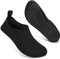 Swim Water Shoes Socks Barefoot Protecting for Sea Beach Swimming Pool Mens Women(Black XBL,9/10 UK,44/45 EU)