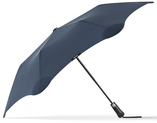 Blunt Metro 2.0 Taschenschirm Regenschirm dunkelblau | kompakt & sturmfest – 100 cm Ø | Innovatives & patentiertes Design – getestet im Windkanal