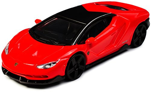 Lamborgihini Centenario LP770-4 Coupe Rot Orange Ab 2016 1/43 Burago Modell Auto mit individiuellem Wunschkennzeichen