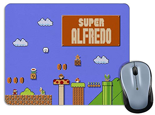LolaPix Alfombrilla ratón Mario. Regalo Friki Personalizado. Varios Modelos. Forma Rectangular. Tamaño 18x22cm. Mario