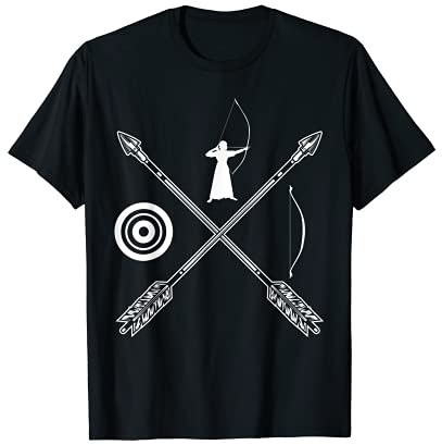 Yumi Bogen und Pfeile Kyudo Japanisches Bogenschießen T-Shirt