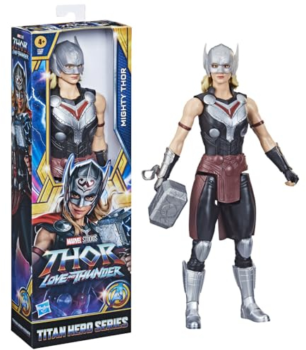 Marvel Thor Love and Thunder - Titan Hero Series Mighty Thor 30cm Articulated Action Figure