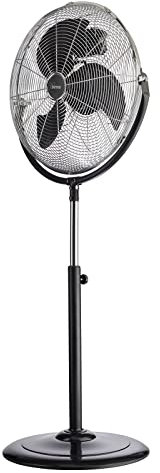 bimar VPS58 Ventilatore a Piantana ad Alta Velocità con Altezza Regolabile (max 138cm), Ventilatore Piantana con Selettori Velocità, Elica Ø45 cm con 3 Pale, Motore da 100W.