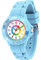 Honey's Heaven Kinder Armbanduhr Jungen und Mädchen - süße Quarzuhr mit modischem Silikon-Armband und Lern-Ziffernblatt - Lernuhr analog, einfach zu lesen, zum Uhrzeit Lernen (hellblau)