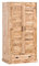 Woodkings® Kleiderschrank Caribou 2türig massiv Holz rustikal Lamellentür Flurschrank Vintage, Flurmöbel, Dielenschrank, Holzschrank