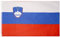 MUWO Flagge Nations Together 90 x 150 cm Nationalmanschaften, doppelseitige Gartenflagge, wetterfeste Fanflagge, Fußballflagge Polyester Länderfagge Deutschland mit Ösen (Slowenien)