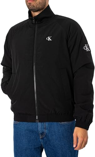 Calvin Klein Jeans Padded Harrington J30J324697 Vestes rembourrées, Noir (CK Black), S Homme