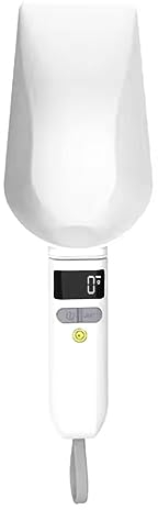 Kahdsvby Báscula digital electrónica, comida para perros, cuchara medidora de peso