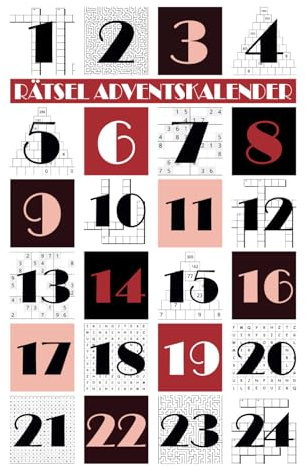 Rätsel Adventskalender: 24 Rätsel bis Weihnachten