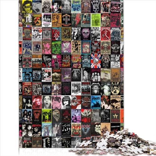 AITEXI Vintage-Collage Puzzle, 1000 Teile, 26x38 cm, Karton, Experten-Level, 8+ Jahre, 1 Stück, 1000 Teile, 1000 Puzzleteile, 1 Set, Tabletop, Jigsaw, PUZZLES, Retro, Unisex