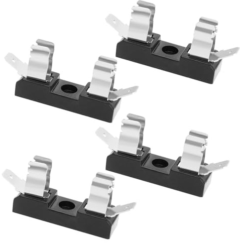 4 Stück Soffitten-Fassung LED Clip Sicherungshalter Klemme für 31mm-36mm Glühbirnen Modellbau Kennzeichenbeleuchtung