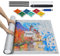MOZOOSON Puzzlematte für Puzzle mit bis zu 2000 1500 1000 Teile, Puzzle Matte, Puzzleunterlage Puzzlerolle für Erwachsene Kinder, Puzzle Aufbewahrung, Puzzle Roll Mat mit 6 Puzzle Sortierer