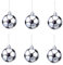 Ciieeo Dekoration 6st 6 cm Feiertagsparty-sportfans-enthusiasten-weihnachtsball-dekorationsanhänger-basketballball Sport Weihnachten Weihnachtskugeln Mutter Transparente Kugel Ornament