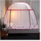HELVES A Falten Moskitonetz Baldachin mit Halterungsbett Zelt for Erwachsene Mädchen Raumdekoration Zelt Bett Vorhang mit Rahmen Haus Schlafzimmer Dekor (Farbe : Red, Size : 180 x 200 cm)
