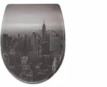 Photgraphic New York City Toilet Seat in Cool Black and White for A Vintage Style This New York Skyline Toilet Seat is A Real Showstopper It's Been Designed to Fit Most Standard Toilets