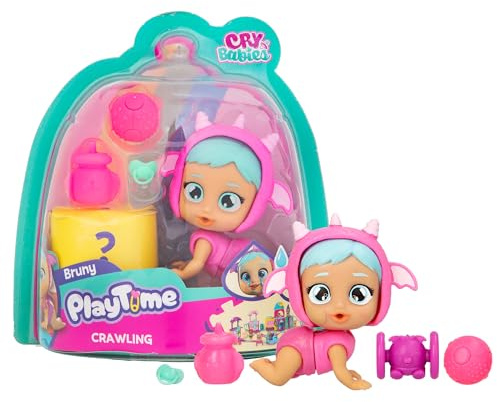 Cry Babies Playtime Day Care Bruny, Puppenhaus Day Care Babies mit einem großen interaktiven Zubehör, sie weinen echte Tränen, Werden zufällig gesendet, für Kinder 4 bis 6 Jahre