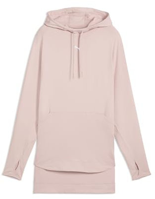 PUMA Modest Hoodie, Felpe con Cappuccio Donna, Rose Quartz, L