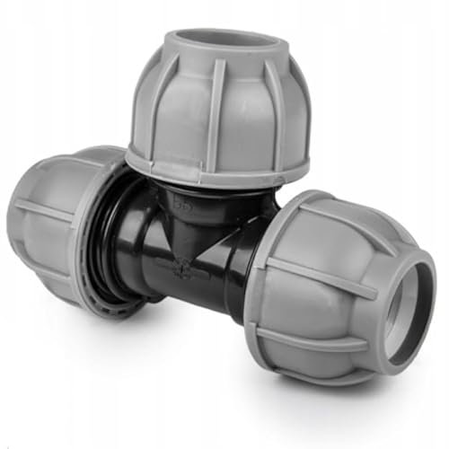 Bradas T Stück Für PE Rohr 25 20 25 mm Verbinder Sicherungskasten Aus Metall Verteilerschrank PN10 6899