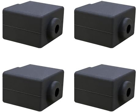 HzdaDeve 4PCS Hotend Silikon Socke für Kobra 3 Combo Silikon Abdeckung Kit Heizung Block Sleeve Hotend Teil Extruder Ersatz für Kobra 3/ACE Pro 3D Drucker Zubehör