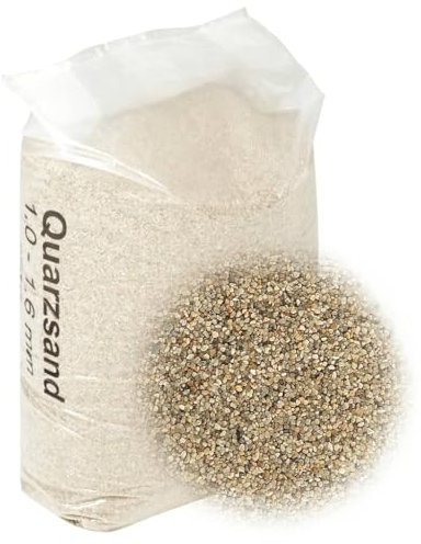 Sufrk Filtersand Poolfilter Filtersand Pool Filterglas Pool Poolsand FüR Filteranlagen 25 kg 1,0-1,6 mm