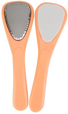 Mikinona 2stücke Teiliges Edelstahl Fußfeilen Sicheres Pediküre-werkzeug Für Fußpflege Zum Entfernen Von Hornhaut Für Glatte Haut Für Professionellen Und Privaten Gebrauch