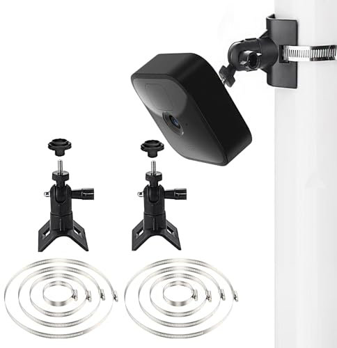 360 ° Verstellbarer Blink wandhalterhalter für Blink Outdoor Kamera 4/Blink 3.Gen/Blink XT/XT2 Kamera,Abfluss/Stahlrohr Home Sicherheitssystem Montage Halterung mit 4 einstellbaren Klemmringen