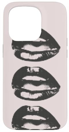 Hülle für iPhone 15 Pro Ästhetische Lippen Y2K Goth Sexy