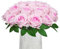 Olrla 20pcs Fake Roses Artificial Flowers Velvet Red Roses Head DIY for Flower Bouquets for Valentine's Day, Home Office Decorations (Pink)