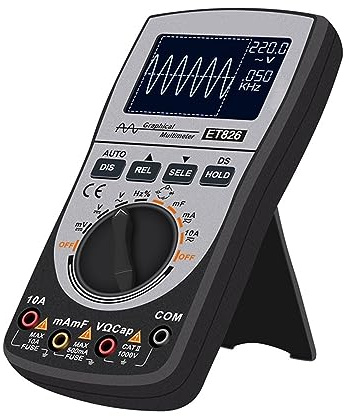 POOIQX ET826 Digital Multimeter Oszilloskop Wellenform Signalanzeige DC/AC Strom Spannung Test Home Repair Tools,Professionelle Analyse