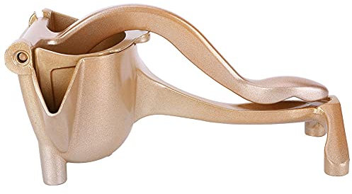 Exprimidor manual de metal Exprimidor de mano exprimidor exprimidor naranja (oro)
