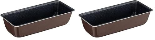 Tefal Un moule à cake, Chocolat, Ø28 cm (Lot de 2)