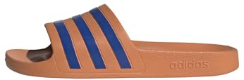 adidas Unisex Adilette Aqua Slides, Dusky Orange/team royal blue/Dusky Orange, 38 EU