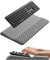VAYDEER Ergonomic Keyboard Wrist Rest with Stand – 2-in-1 Keyboard Riser & Soft Memory Foam Support Pad for Typing, Wrist Pain Relief, Non-Slip Tray for Office, Home or Gaming Setup-Grey