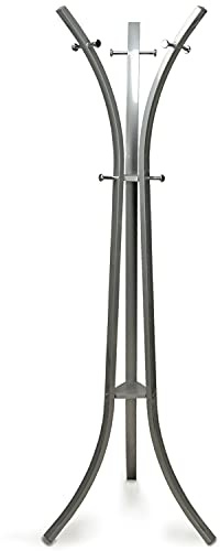 PERCHERO DE PIE METAL GRIS