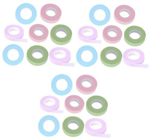DEARMAMY 3 series Cinta Aislante Para Pestañas Cintas Para Extensiones De Pestañas Pegamento Para Pestañas Kiss Lash Pegamento Para Pestañas Cintas Adhesivas Para Pestañas 8 rollos*3
