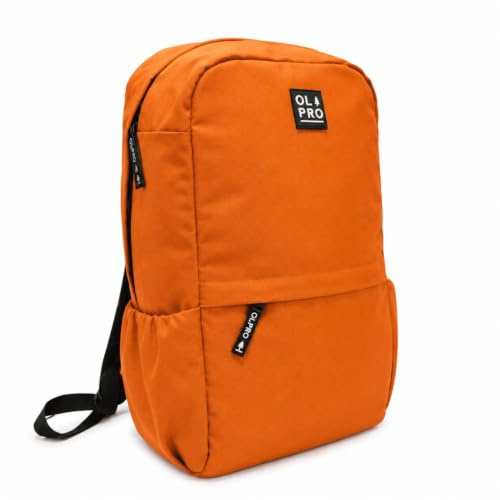 OLPRO 30L Rucksack Backpack – Showerproof Outdoor Daypack with Chest Clip, Padded Straps & Laptop Sleeve – Commuter, Travel & Hiking Bag – Orange