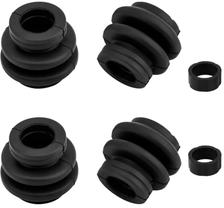4pcs Disc Brake Caliper Slide Pin Bushing, Rebuild Kit for Toyota Cadillac | Boots, Rubber, Dust-Proof, O-Rings, Car Accessories, for Jeep and Most Vehicles