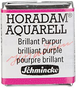Schmincke – HORADAM® AQUARELL - feinste Künstler-Aquarellfarben, 930 Brillant Purpur, 14 930 044, 1/2 Näpfchen