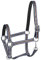 PFIFF 101517 Kunststoffhalfter, Weidehalfter Stallhalfter, Braun-Hellblau-Blau, Pony