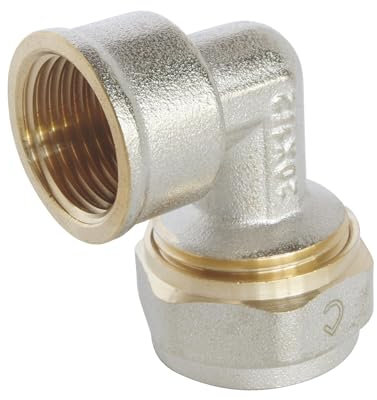 SOMATHERM FOR YOU - / 3764-20-15 - gomito a compressione per tubo Ø20 multistrato - Femmina 15/21 (1/2 '')
