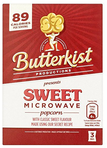 Butterkist Microwave Popcorn - Sweet (3 per Pack - 270g)