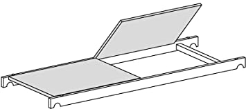 Hymer Bühne mit Durchstiegsklappe, 1,58 m x 0,61 m