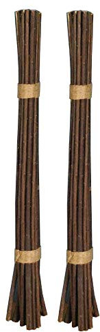 Selections Willow Pea & Bean Plant Support Sticks Stakes 90cm - Pack of 40