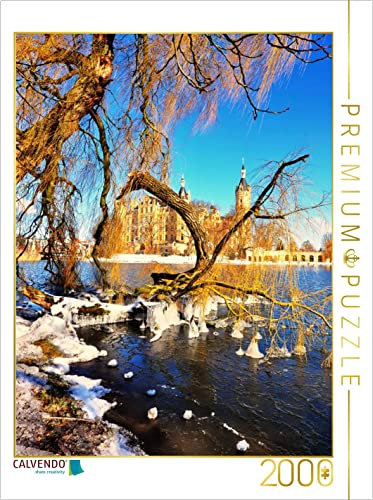 CALVENDO Puzzle SCHÖNES Schwerin 2000 Teile Puzzle hoch | 2000 Teile Lege-Größe 67 x 90 cm Foto-Puzzle für glückliche Stunden