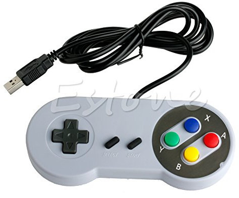 Yinuneronsty Controller USB Joypad Super per Famicom SF Snes PC Windows