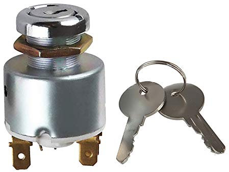 12V Interruttore di Accensione,ON OFF Interruttore Comandi Accensione Avviamento Interruttore di Avviamento della Chiave di Accensione del Motore per auto,moto,trattori per barche,rimorchi SPB501