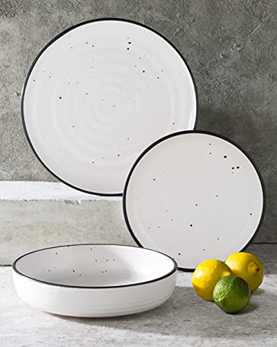 Waterside - 12 Piece Speckle Dinner Set