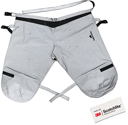 Salzmann Wasserfeste Beinbedeckung - Reflektierende Regenhose für Radfahrer - Hergestellt mit 3M Reflektierendem Material