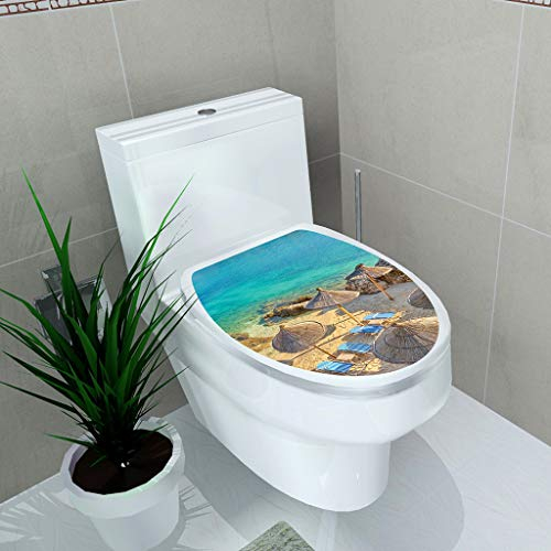 Oilmal Filmaufkleber, neuer einfacher Stil, WC-Sitz, Wandaufkleber, Kunst, Badezimmer-Aufkleber, Dekoration, PV