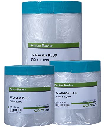 Colorus Profi Masker Tape Set 55 cm 140 cm 270 cm Gewebe Masker